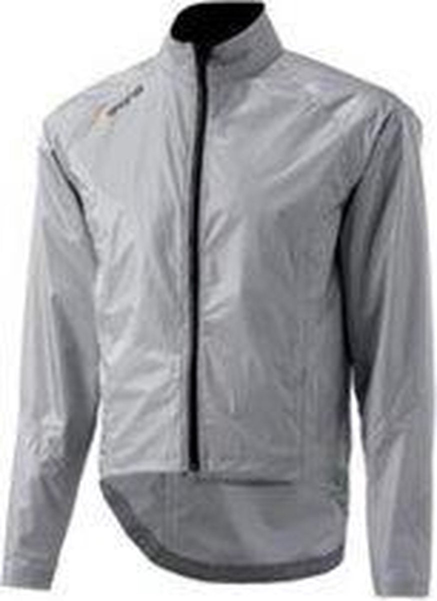 Skins C400 Cycle Regenjas Heren – Wielren Regenjack – Zilver maat XL