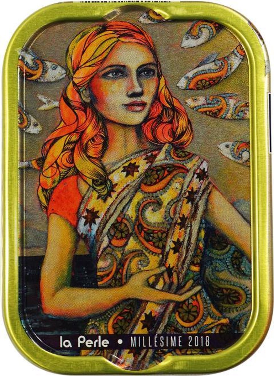 Sardientjes in blik La Perle des Dieux Sardines Cossais 2018
