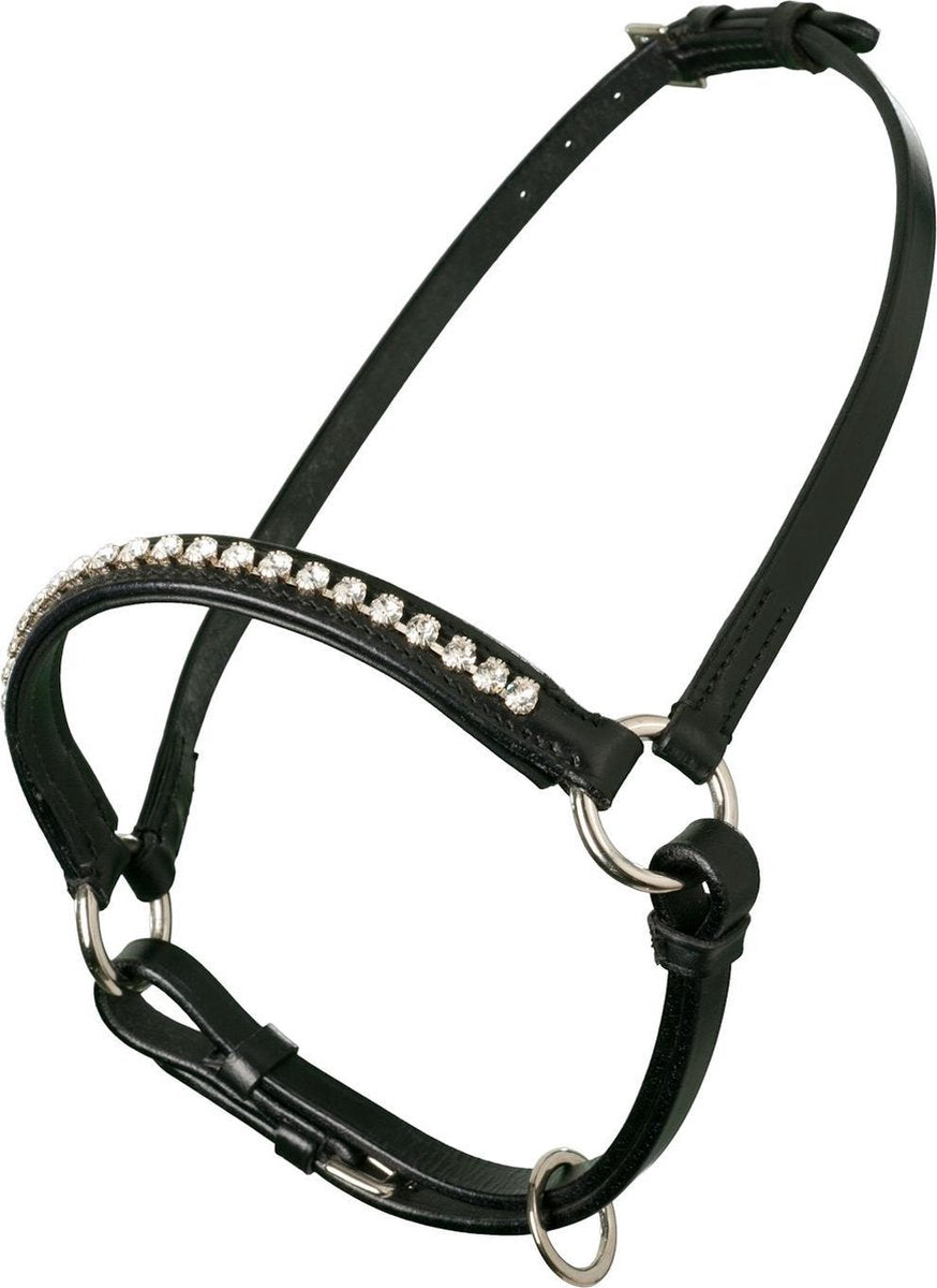 MHS Showhalster Mon Cherie Zwart/Zilver mt 2