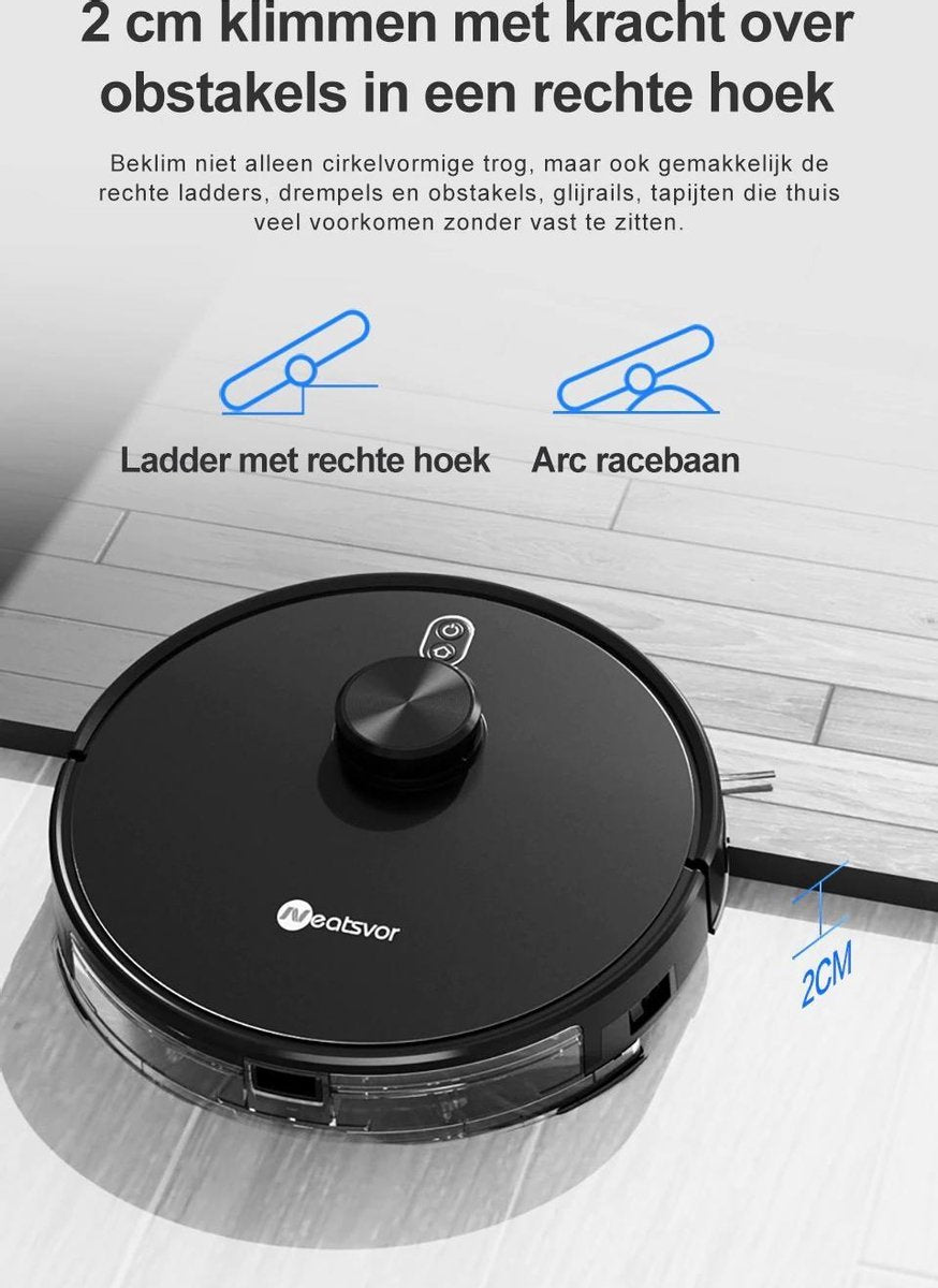 Neatsvor X600 - Robotstofzuiger met dweilfunctie