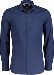 City Line By Nils Overhemd - Body Fit - Blauw - M