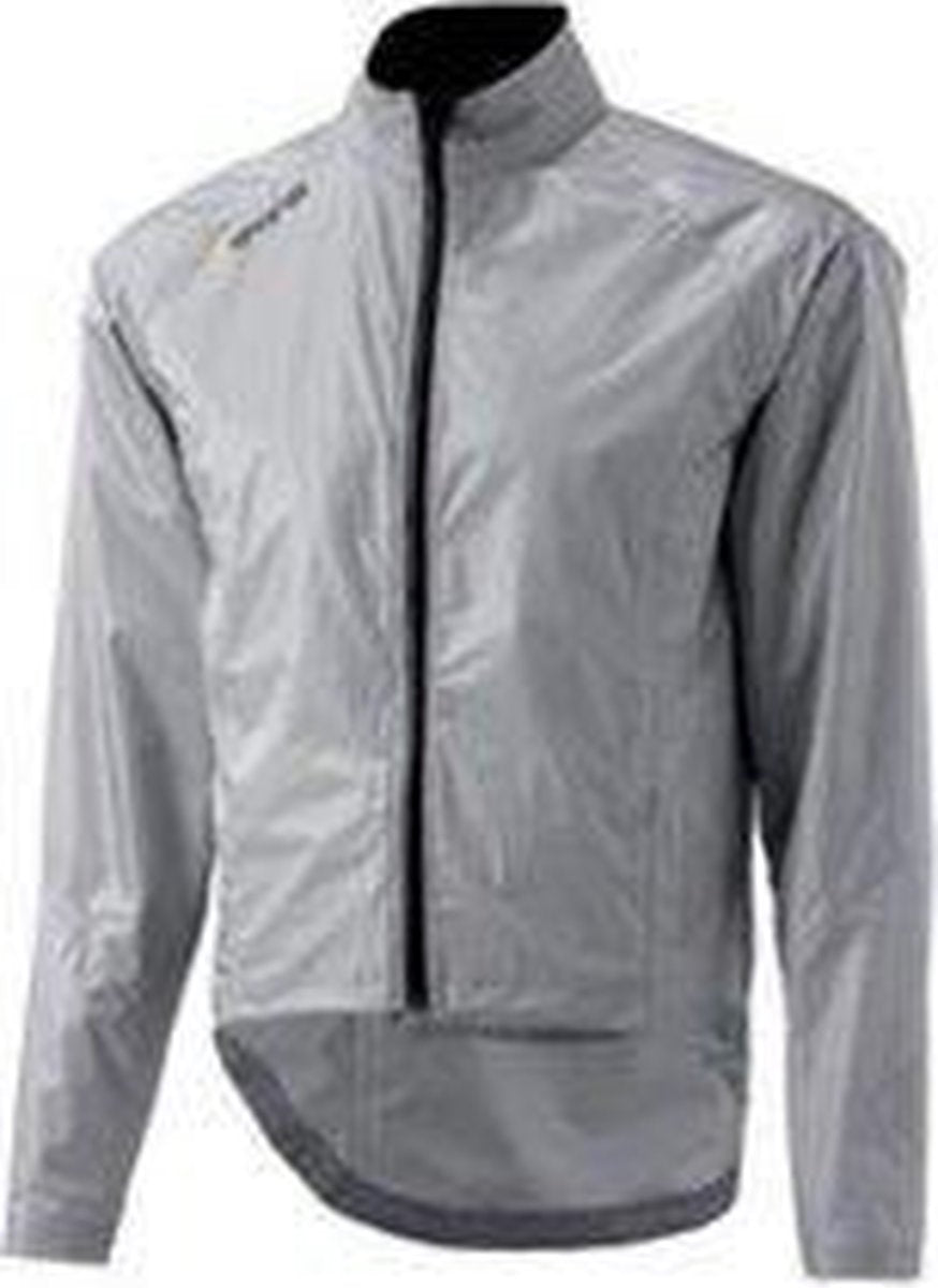Skins C400 Cycle Regenjas Heren – Wielren Regenjack – Zilver maat XXL