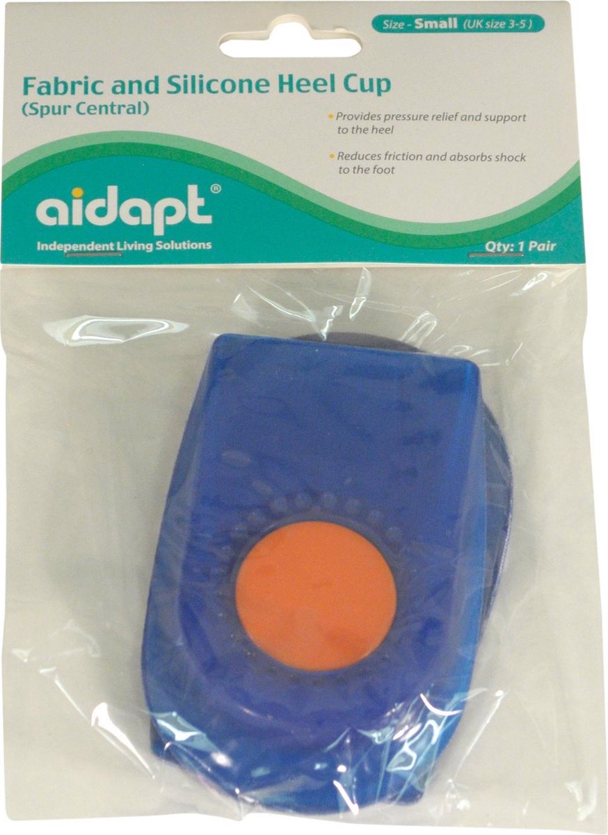 aidapt sillecone hiel cups - maat 42 t/m 44