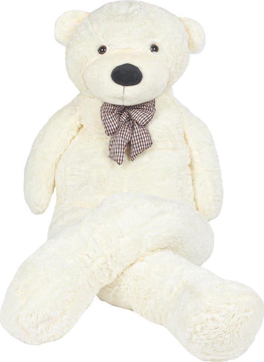 Grote knuffelbeer 190cm Wit teddybeer knuffel