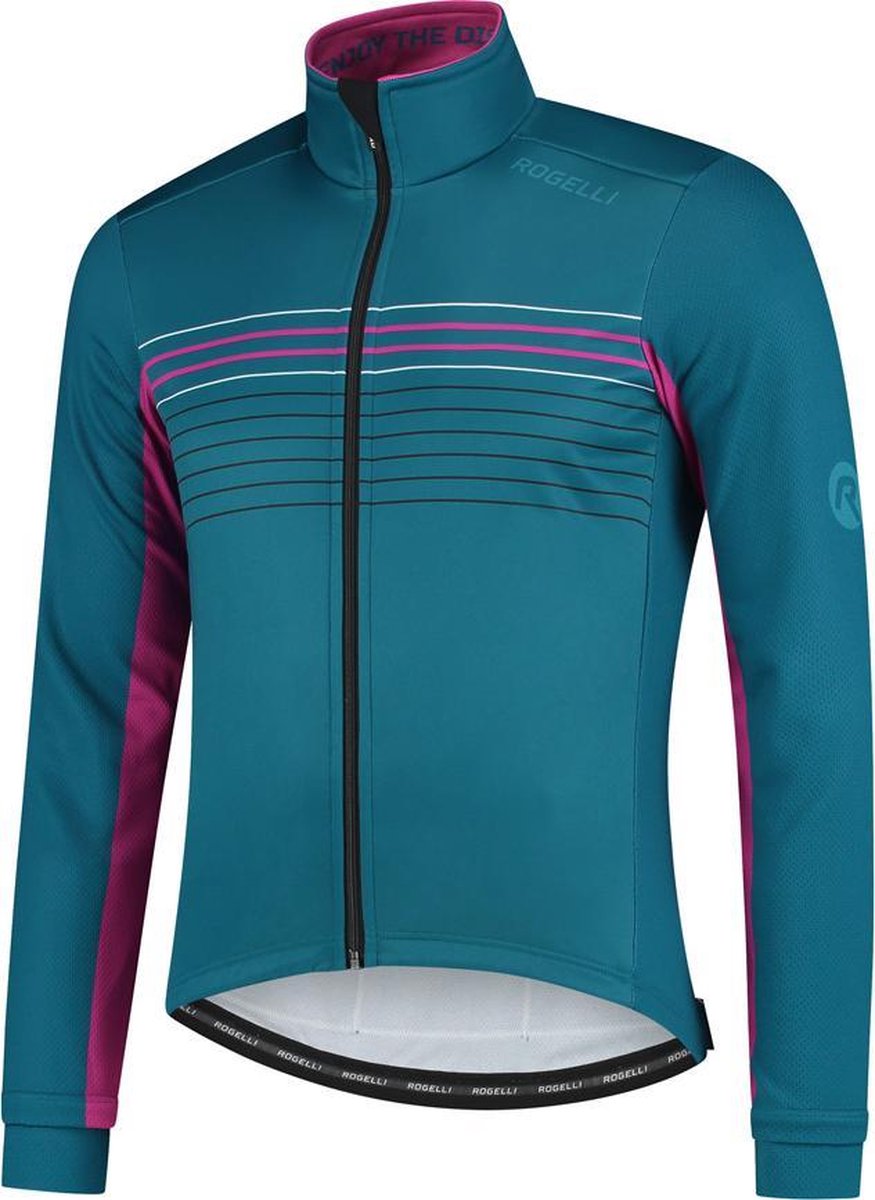 Rogelli Winterjack Kalon Blauw/Magenta - Maat M