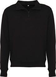 REWAGE Sweater Halve Rits - Zwart - XL