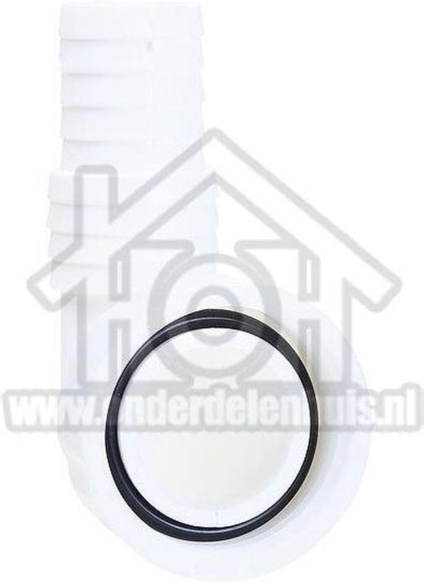 Sanitair Tuitje 90 graden Voor afvoerslang 19-22 mm. 00541047