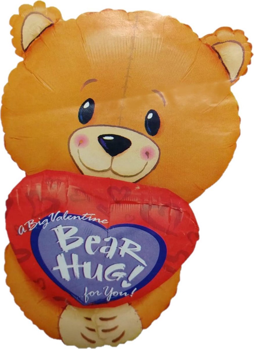 Folieballon - Huggy bear - 76cm - Zonder vulling