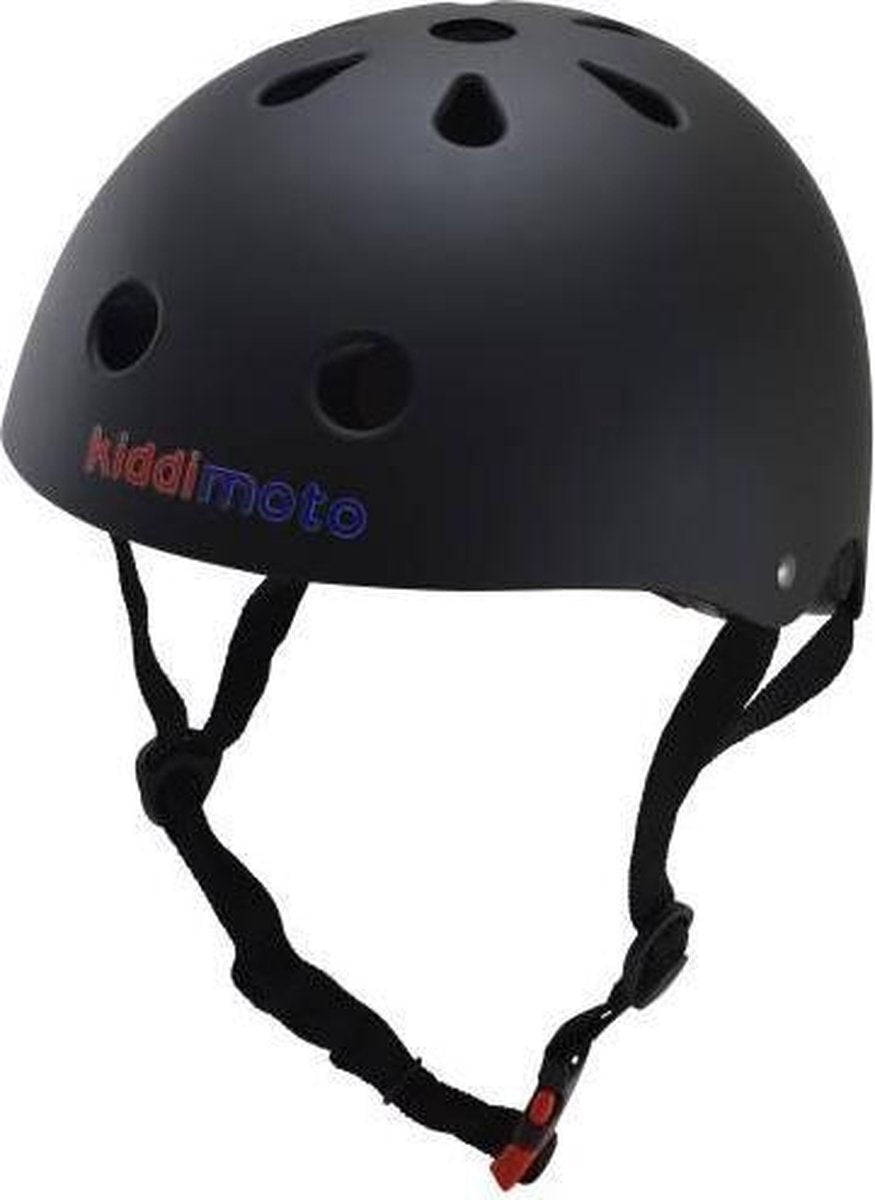 Skate- & fietshelm 'matte black' | Kiddimoto