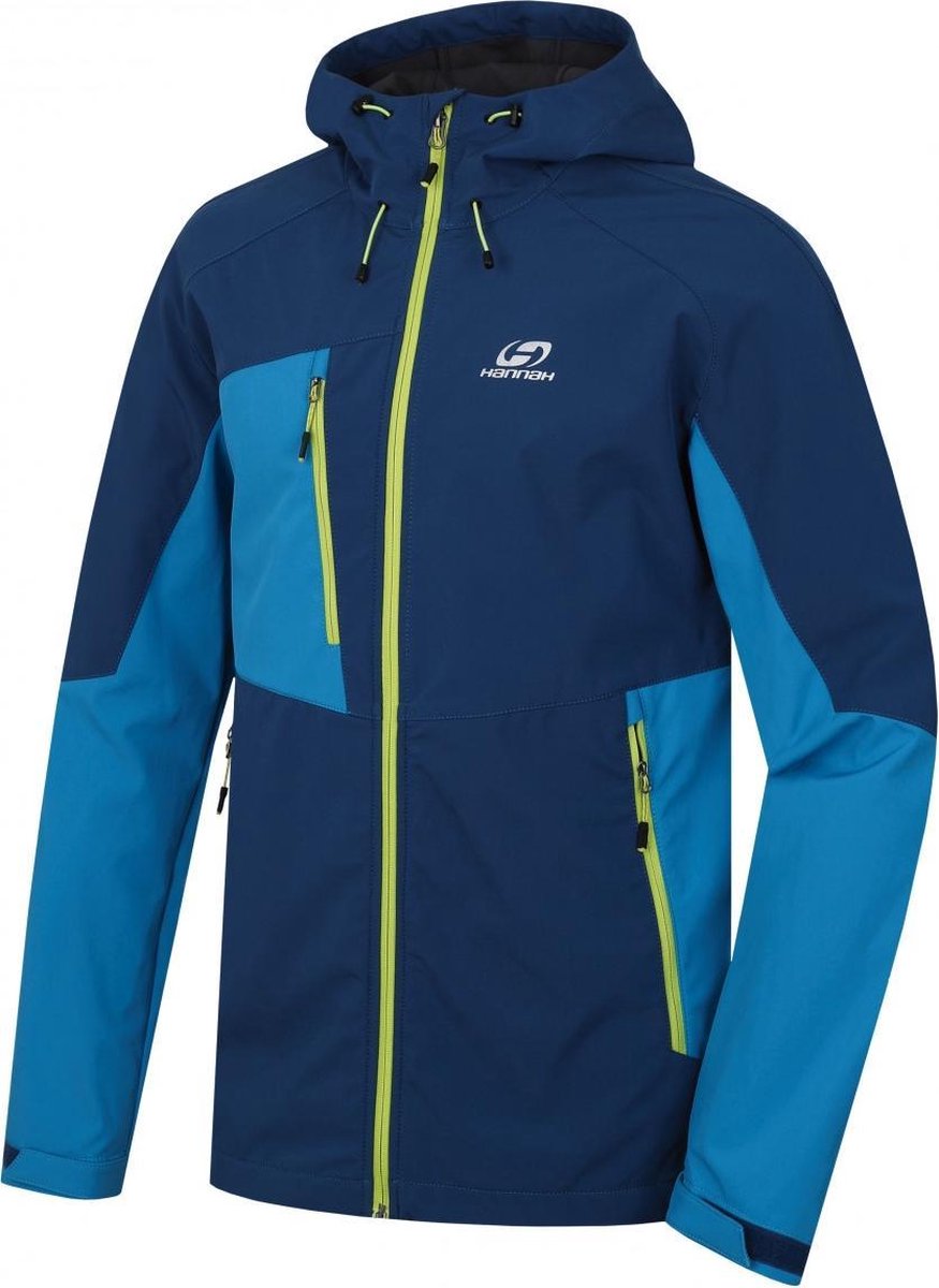 Hannah Softshell Jas Selby Heren Synthetisch Blauw Mt M