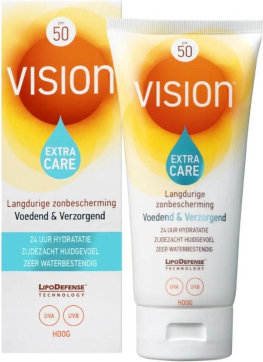 Vision Extra Care Zonnebrand - SPF 50 - 185 ml
