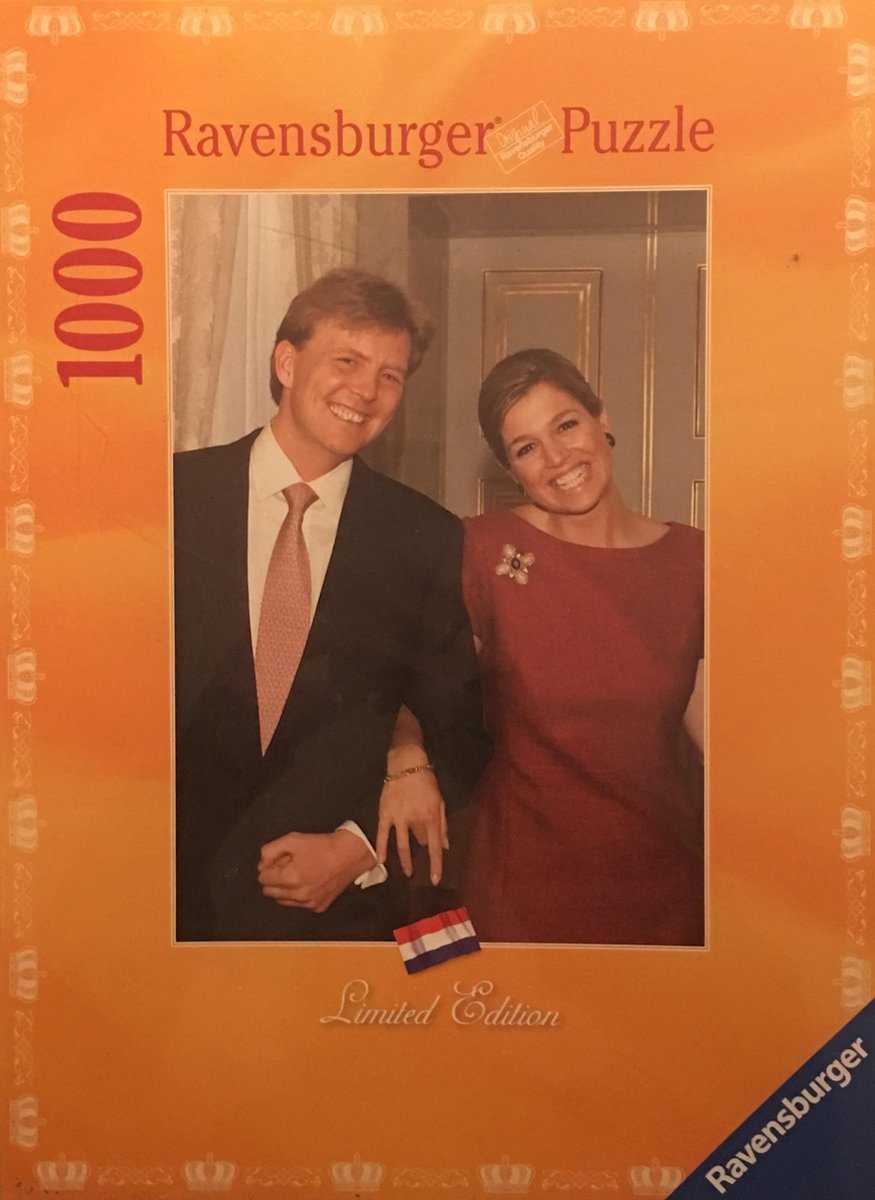 Willem Alexander en Maxima puzzel Ravensburger