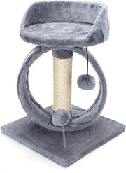 Nobleza 40VQY - Katten Krabpaal - L34 x B34 x H48CM - Grijs