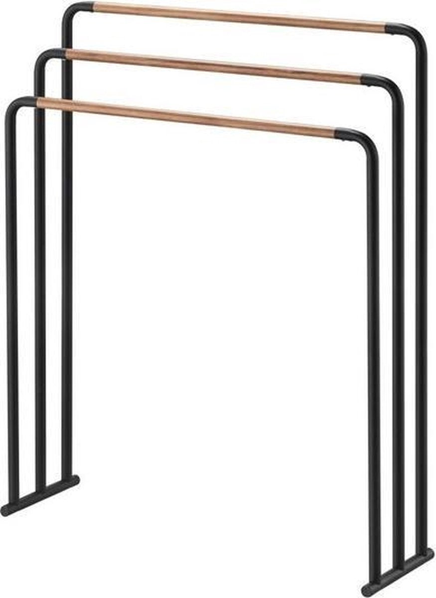 Yamazaki Bath towel hanger - plain - black