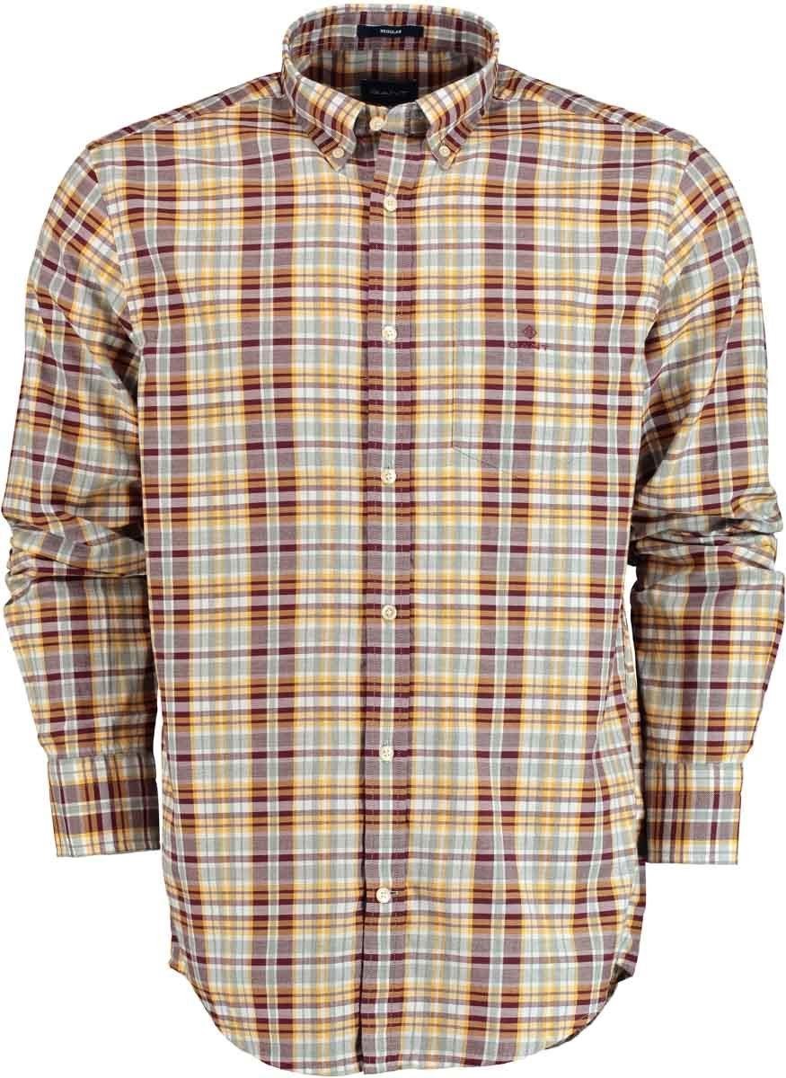 Gant 3011430 Casual overhemd met lange mouwen - Maat M - Heren