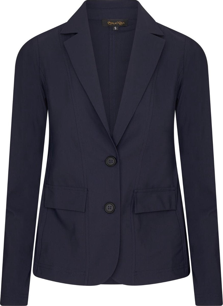 Dames Blazer Travel Perla Nera Blauw L