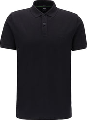 HUGO BOSS Piro regular fit polo - heren polo korte mouw - zwart -  Maat: 3XL