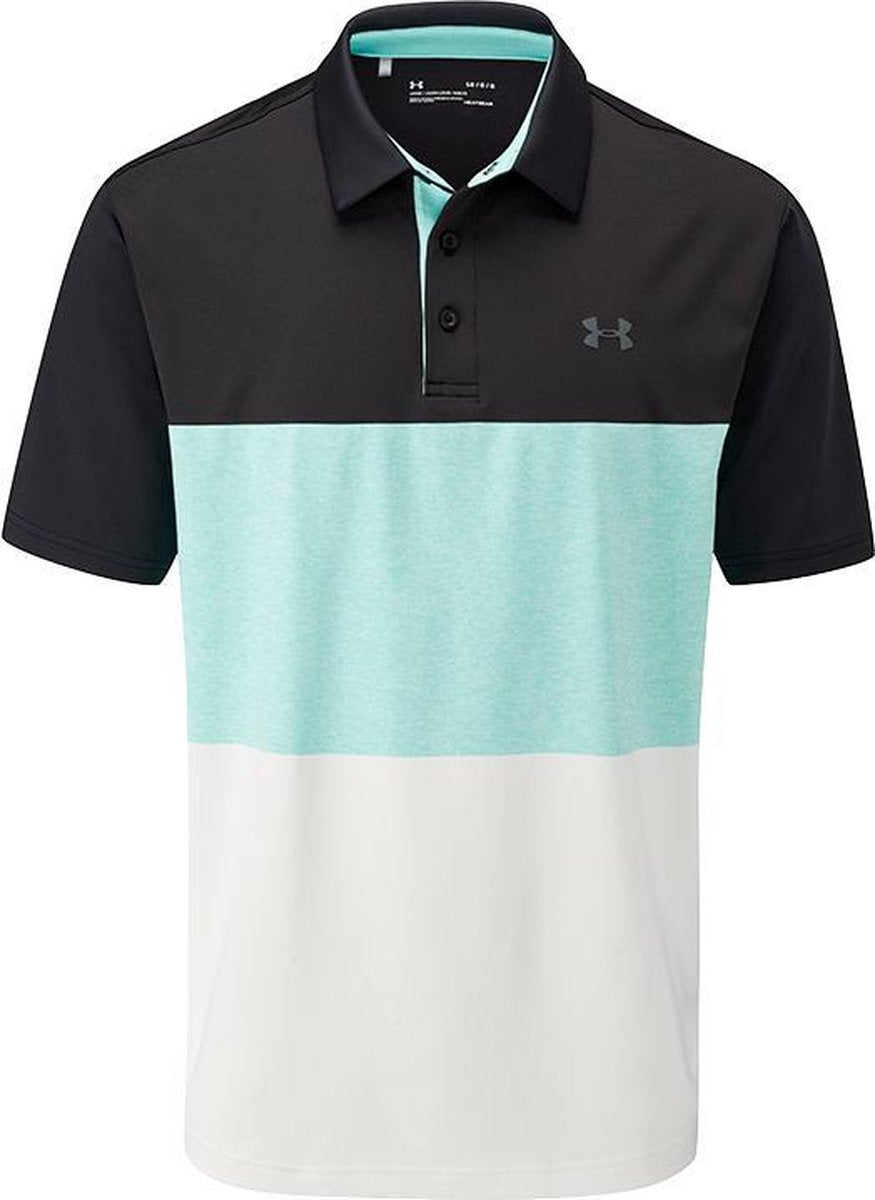 Under Armour Play Off Polo Zwart/Groen/Wit