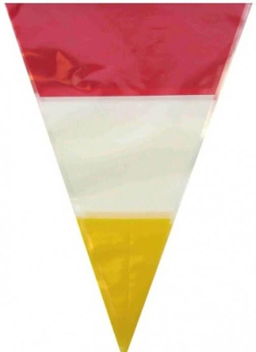 Vlaggenlijn Rood/ Wit/ Geel Oeteldonk