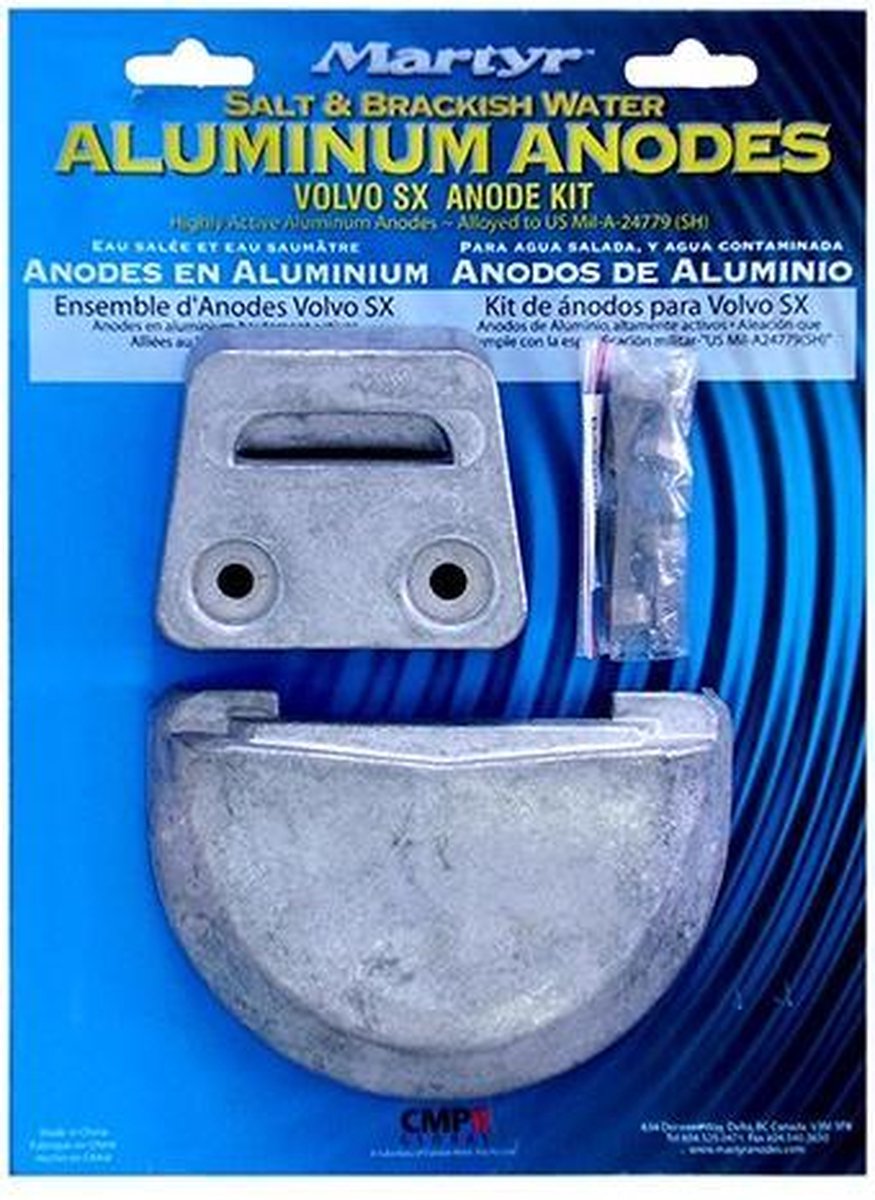 Volvo Penta Anode kit SX Volvo aluminium (CMSXKITA)