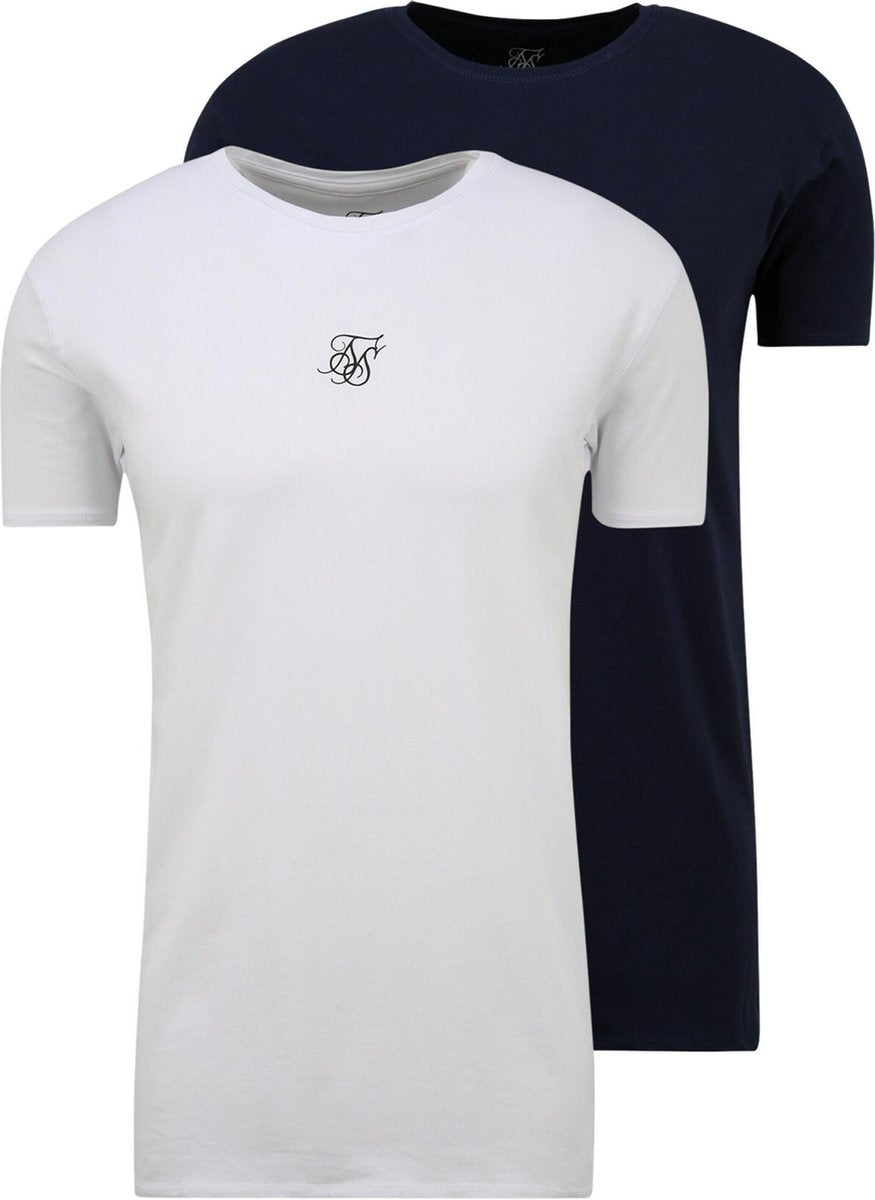 Siksilk shirt Zwart-S