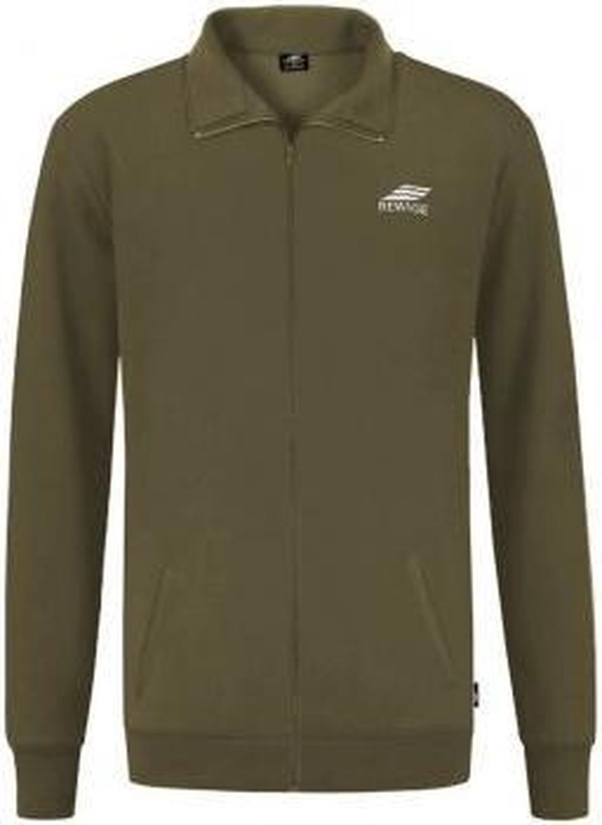 REWAGE Vest Premium Heavy Kwaliteit - Heren - Olijfgroen - XL