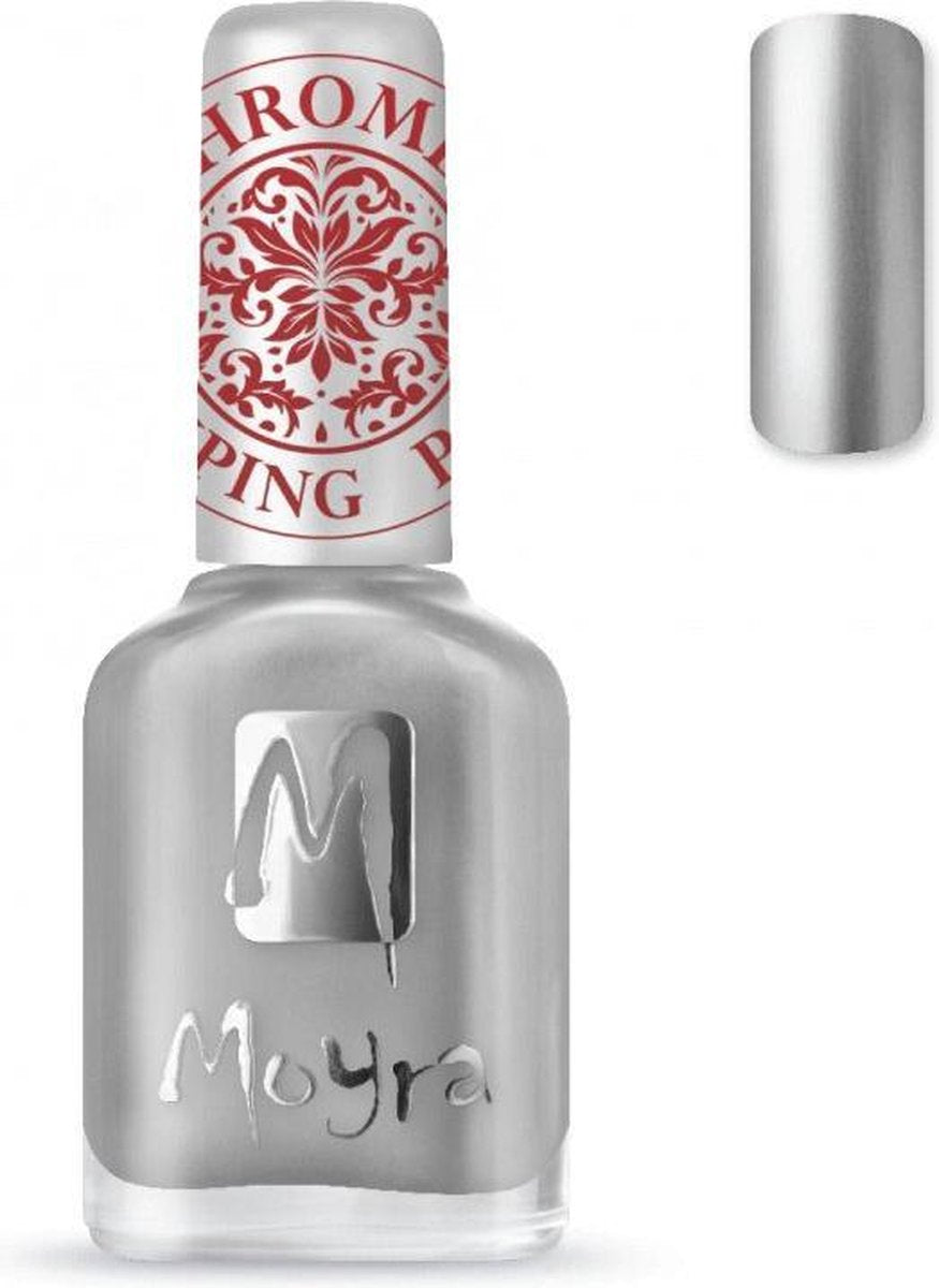 Moyra Stamping Nail Polish 12ml SP25 CHROME SILVER