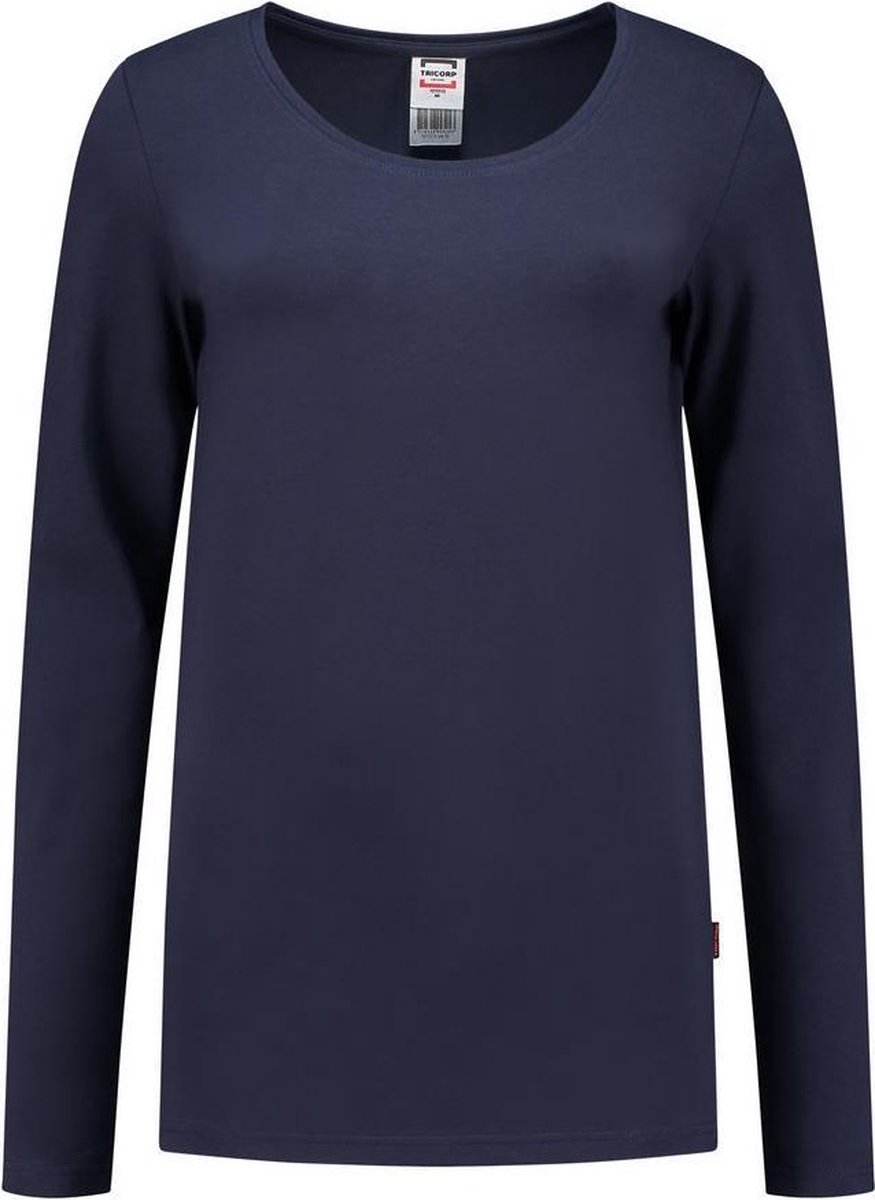 Tricorp T-shirt Lange Mouw Dames 101010 Ink - Maat 3XL