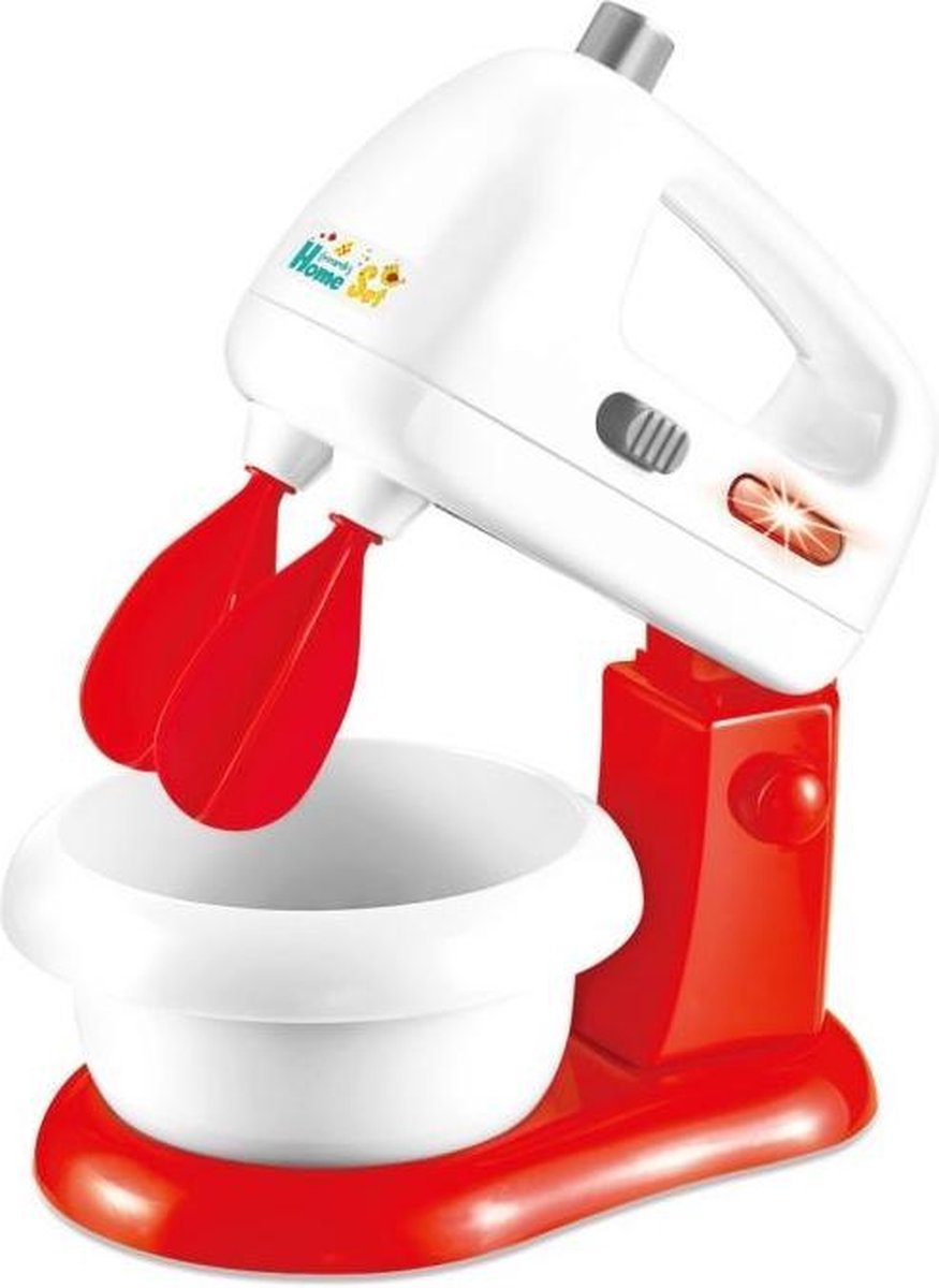 Gerardo's Toys Speelgoedmixer Licht En Geluid 20 Cm Rood/wit