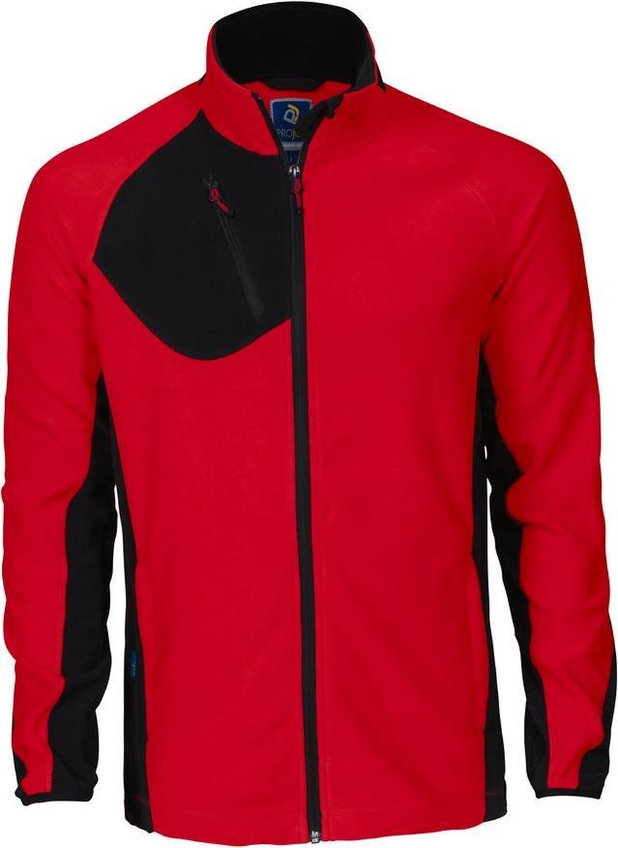 Projob 2325 Fleecejas Rood maat M