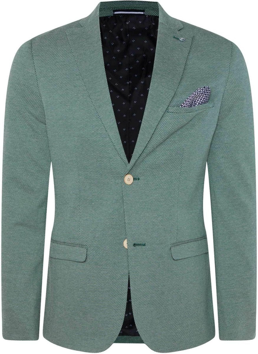 WE Fashion Heren skinny fit blazer met structuur - Maat XL (54)