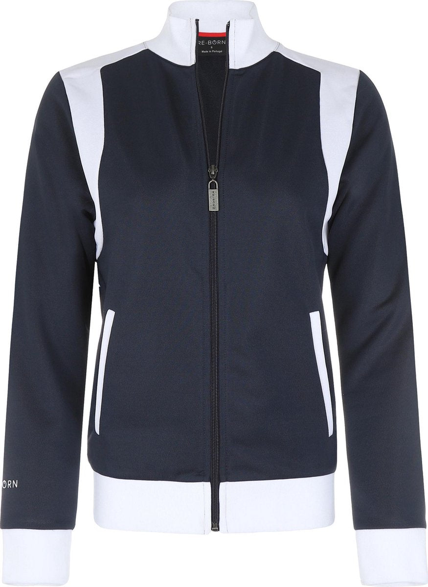 Re-Born Trainingsjack Dames - Donkerblauw - Maat XL
