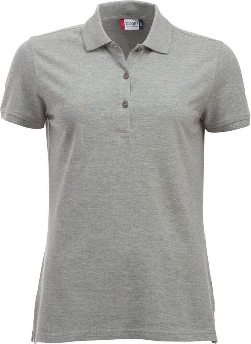 Clique New Classic Marion S/S Grijs Melange maat S