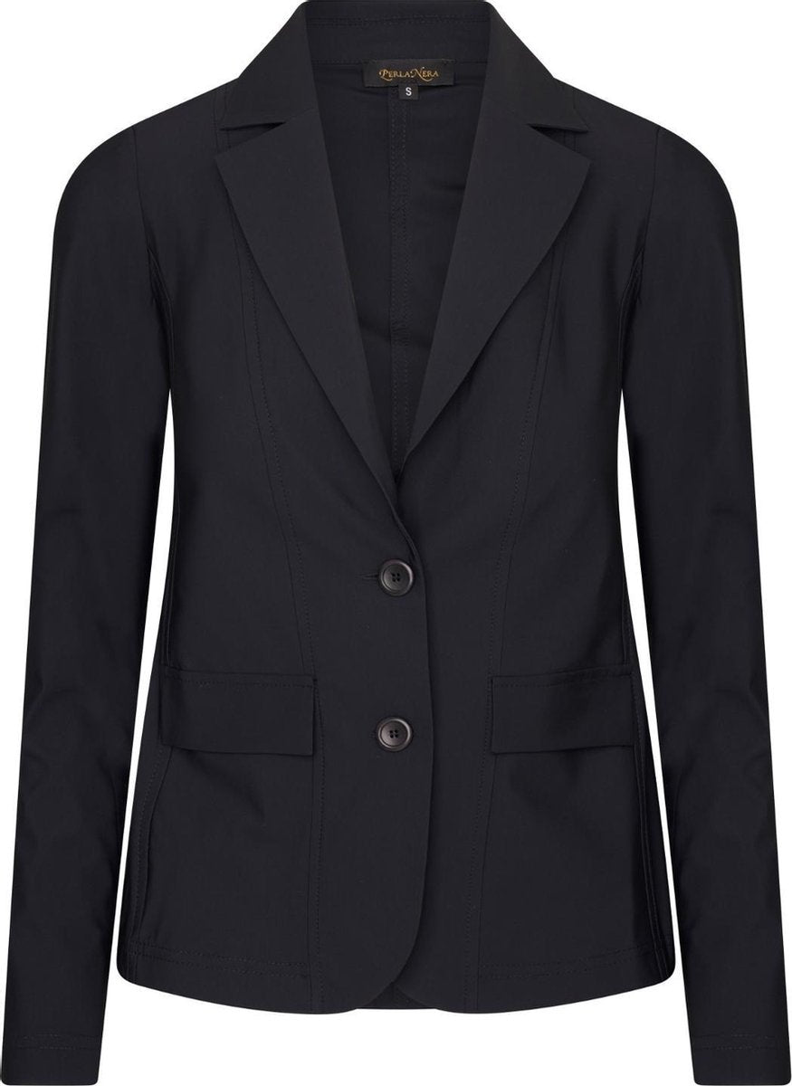 Dames Blazer Travel Perla Nera Zwart M