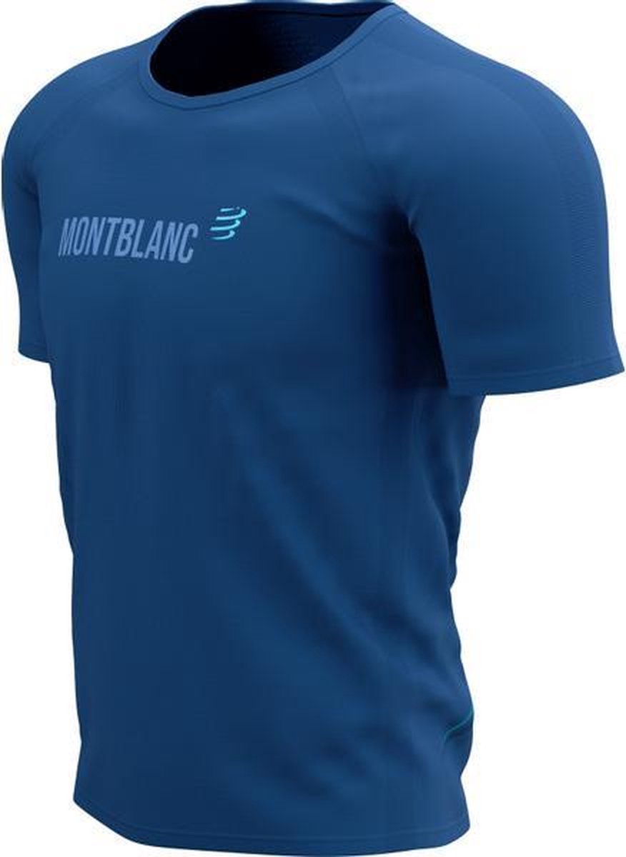 Compressport Mont Blanc Shirt Heren - blauw - maat XL