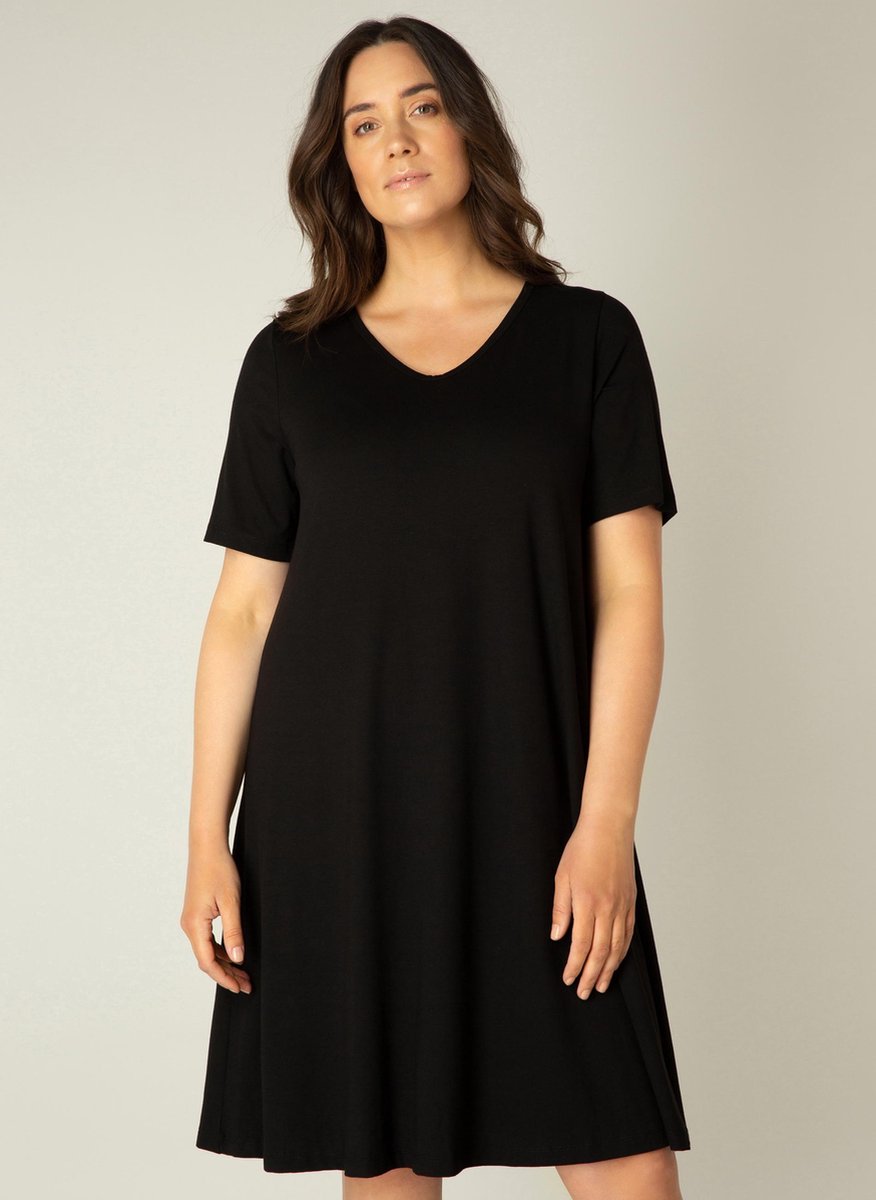 BASE LEVEL CURVY Abernathy Jurk - Black - maat 2(50)