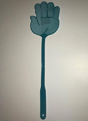 Vliegenmepper handje leverbaar in blauw