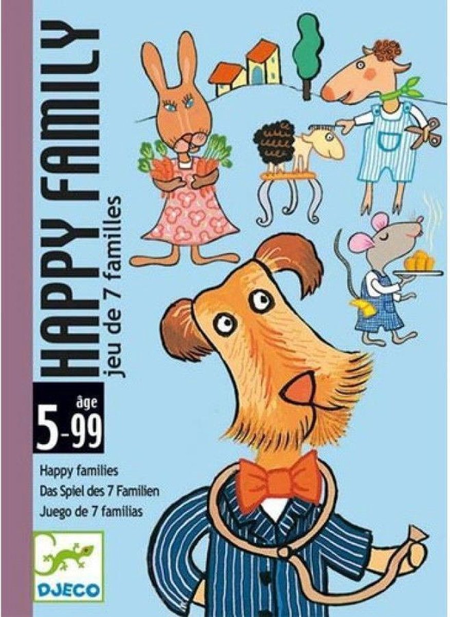 Djeco - Kaartspel Happy Family - 5-99j