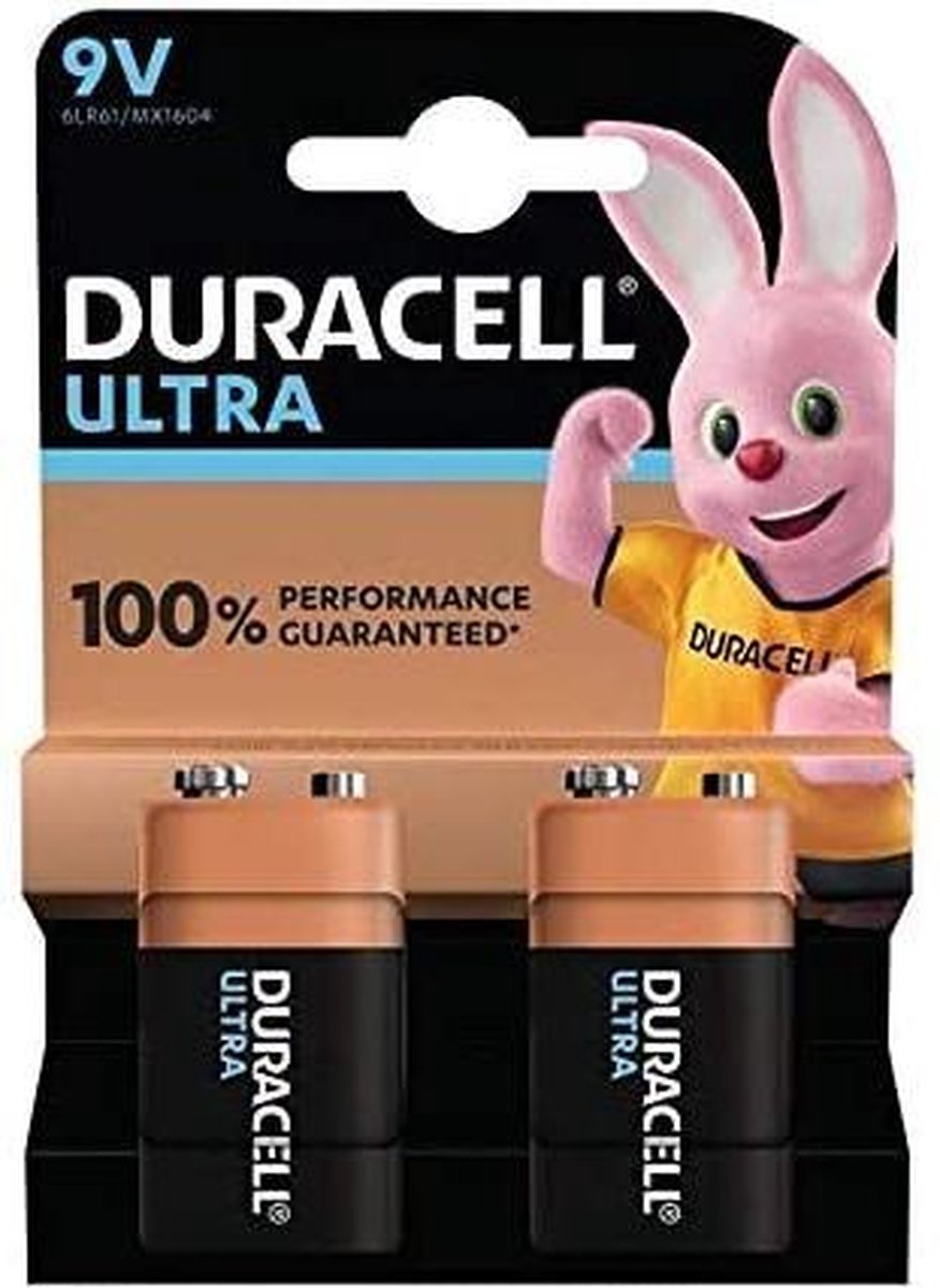 "Duracell Ultra alkaline 9V-batterij