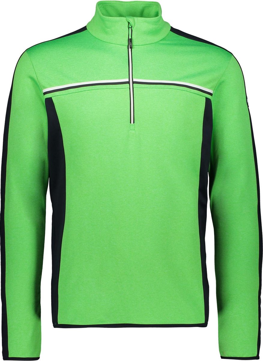 CMP CMP Sweat Skipulli Wintersportpully - Maat M  - Mannen - lime groen/donker blauw