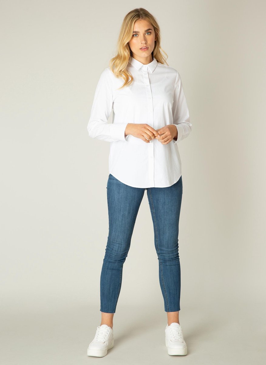 BASE LEVEL Yune Blouse - White - maat 40