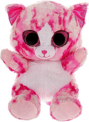 Bauer pluche kat roze 20cm