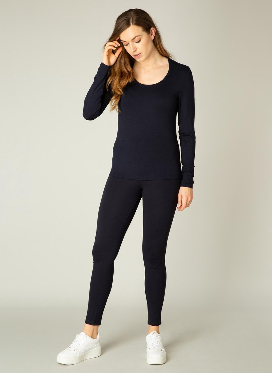 BASE LEVEL Yaso Jersey Shirt - Dark Blue - maat 40