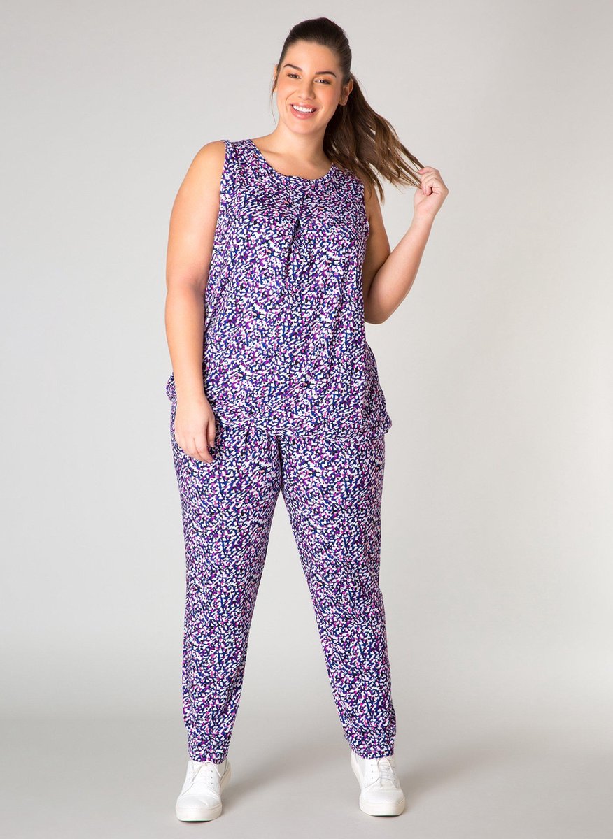 Broek Yesta Yoel tricot print 30INCH