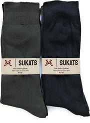 Sukats - Smart Casual Sokken - Meerdere Maten - 6 Paar - Grijstinten - Maat 47-50