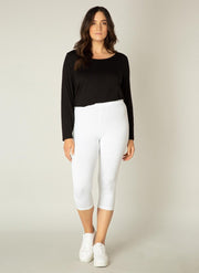 BASE LEVEL CURVY Audrey Legging - White - maat 4(54/56)