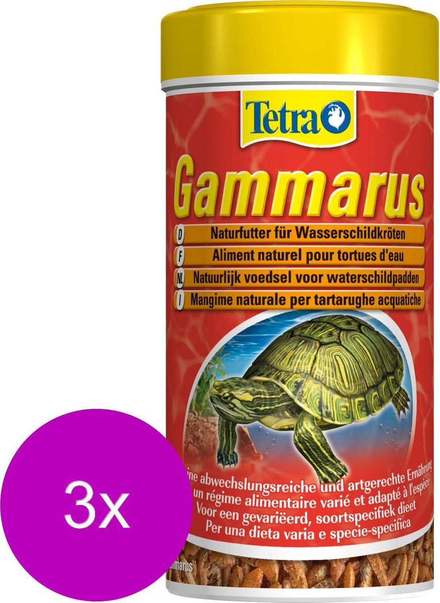 Tetra Fauna Gammarus Schildpadvoer - Voer - 3 x 250 ml