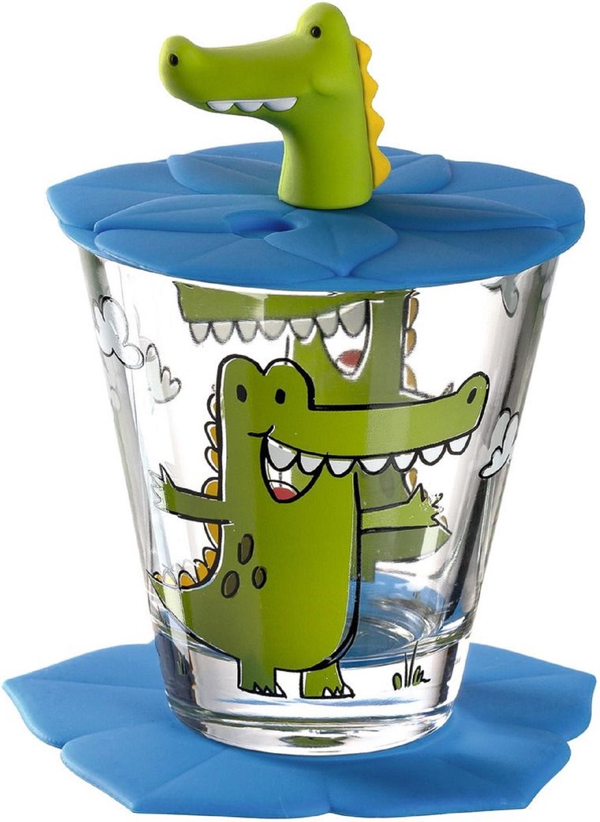 Leonardo Drinkbekerset Bambini Krokodil 215 ml