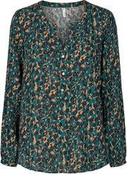 SOYA CONCEPT - SHIRT - GROEN COMBI
