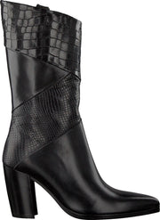 Notre-V 02a-303 Hoge laarzen - Dames - Zwart - Maat 37
